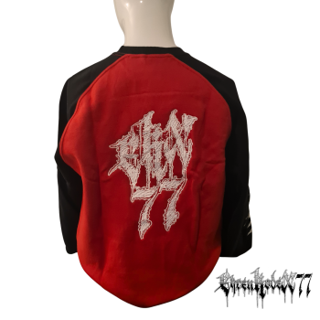 Pullover "Ehrenkodex77", rot,  Schriftzug gestickt